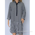 Long Sleeve Striped Dress